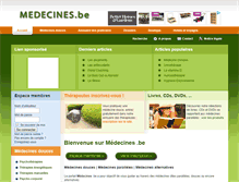 Tablet Screenshot of medecines.be
